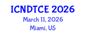 International Conference on Non-Destructive Testing in Civil Engineering (ICNDTCE) March 11, 2026 - Miami, United States
