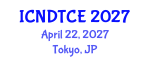 International Conference on Non-Destructive Testing in Civil Engineering (ICNDTCE) April 22, 2027 - Tokyo, Japan International Conference on Non-Destructive Testing in Civil Engineering (ICNDTCE) April 22, 2027 - Tokyo, Japan