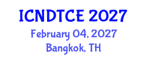 International Conference on Non-Destructive Testing in Civil Engineering (ICNDTCE) February 04, 2027 - Bangkok, Thailand International Conference on Non-Destructive Testing in Civil Engineering (ICNDTCE) February 04, 2027 - Bangkok, Thailand