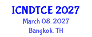 International Conference on Non-Destructive Testing in Civil Engineering (ICNDTCE) March 08, 2027 - Bangkok, Thailand International Conference on Non-Destructive Testing in Civil Engineering (ICNDTCE) March 08, 2027 - Bangkok, Thailand