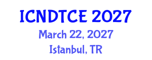 International Conference on Non-Destructive Testing in Civil Engineering (ICNDTCE) March 22, 2027 - Istanbul, Turkey International Conference on Non-Destructive Testing in Civil Engineering (ICNDTCE) March 22, 2027 - Istanbul, Turkey
