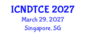 International Conference on Non-Destructive Testing in Civil Engineering (ICNDTCE) March 29, 2027 - Singapore, Singapore International Conference on Non-Destructive Testing in Civil Engineering (ICNDTCE) March 29, 2027 - Singapore, Singapore