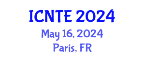 International Conference on Nondestructive Testing and Evaluation (ICNTE) May 16, 2024 - Paris, France
