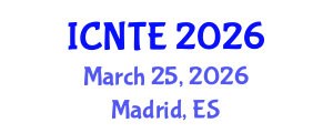 International Conference on Nondestructive Testing and Evaluation (ICNTE) March 25, 2026 - Madrid, Spain