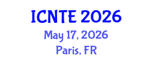 International Conference on Nondestructive Testing and Evaluation (ICNTE) May 17, 2026 - Paris, France