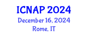 International Conference on Nuclear and Atomic Physics (ICNAP) December 16, 2024 - Rome, Italy