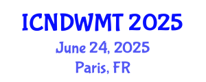 International Conference on Nuclear Decommissioning and Waste Management Technology (ICNDWMT) June 24, 2025 - Paris, France
