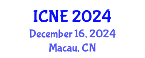 International Conference on Nuclear Engineering (ICNE) December 16, 2024 - Macau, China