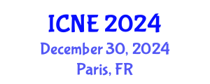 International Conference on Nuclear Engineering (ICNE) December 30, 2024 - Paris, France
