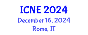 International Conference on Nuclear Engineering (ICNE) December 16, 2024 - Rome, Italy