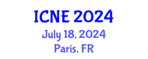 International Conference on Nuclear Engineering (ICNE) July 18, 2024 - Paris, France