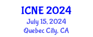 International Conference on Nuclear Engineering (ICNE) July 15, 2024 - Quebec City, Canada