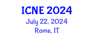 International Conference on Nuclear Engineering (ICNE) July 22, 2024 - Rome, Italy