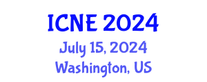 International Conference on Nuclear Engineering (ICNE) July 15, 2024 - Washington, United States