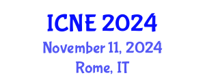 International Conference on Nuclear Engineering (ICNE) November 11, 2024 - Rome, Italy