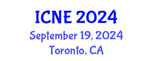 International Conference on Nuclear Engineering (ICNE) September 19, 2024 - Toronto, Canada