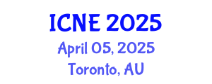 International Conference on Nuclear Engineering (ICNE) April 05, 2025 - Toronto, Australia