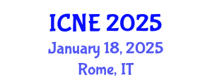 International Conference on Nuclear Engineering (ICNE) January 18, 2025 - Rome, Italy