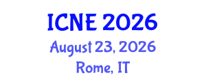 International Conference on Nuclear Engineering (ICNE) August 23, 2026 - Rome, Italy International Conference on Nuclear Engineering (ICNE) August 23, 2026 - Rome, Italy