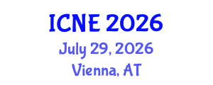 International Conference on Nuclear Engineering (ICNE) July 29, 2026 - Vienna, Austria International Conference on Nuclear Engineering (ICNE) July 29, 2026 - Vienna, Austria