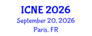 International Conference on Nuclear Engineering (ICNE) September 20, 2026 - Paris, France