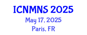 International Conference on Nuclear Materials and Nuclear Security (ICNMNS) May 17, 2025 - Paris, France