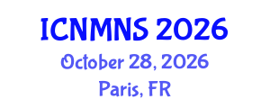 International Conference on Nuclear Materials and Nuclear Security (ICNMNS) October 28, 2026 - Paris, France