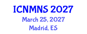 International Conference on Nuclear Materials and Nuclear Security (ICNMNS) March 25, 2027 - Madrid, Spain International Conference on Nuclear Materials and Nuclear Security (ICNMNS) March 25, 2027 - Madrid, Spain