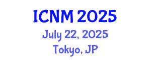 International Conference on Nuclear Materials (ICNM) July 22, 2025 - Tokyo, Japan