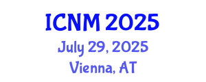 International Conference on Nuclear Materials (ICNM) July 29, 2025 - Vienna, Austria