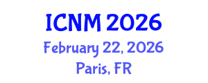 International Conference on Nuclear Materials (ICNM) February 22, 2026 - Paris, France