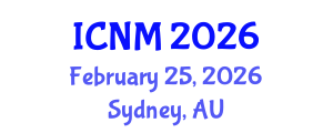 International Conference on Nuclear Materials (ICNM) February 25, 2026 - Sydney, Australia