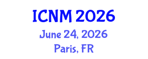 International Conference on Nuclear Materials (ICNM) June 24, 2026 - Paris, France