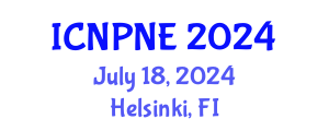 International Conference on Nuclear Physics and Nuclear Engineering (ICNPNE) July 18, 2024 - Helsinki, Finland