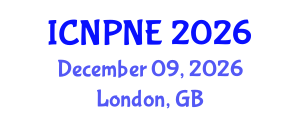 International Conference on Nuclear Physics and Nuclear Engineering (ICNPNE) December 09, 2026 - London, United Kingdom International Conference on Nuclear Physics and Nuclear Engineering (ICNPNE) December 09, 2026 - London, United Kingdom
