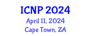 International Conference on Nuclear Physics (ICNP) April 11, 2024 - Cape Town, South Africa