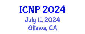 International Conference on Nuclear Physics (ICNP) July 11, 2024 - Ottawa, Canada