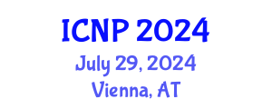 International Conference on Nuclear Physics (ICNP) July 29, 2024 - Vienna, Austria