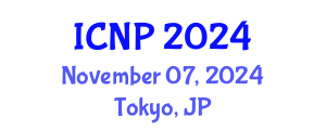 International Conference on Nuclear Physics (ICNP) November 07, 2024 - Tokyo, Japan