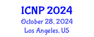 International Conference on Nuclear Physics (ICNP) October 28, 2024 - Los Angeles, United States