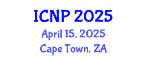International Conference on Nuclear Physics (ICNP) April 15, 2025 - Cape Town, South Africa