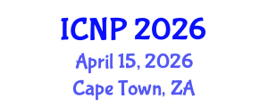 International Conference on Nuclear Physics (ICNP) April 15, 2026 - Cape Town, South Africa