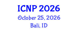 International Conference on Nuclear Physics (ICNP) October 25, 2026 - Bali, Indonesia