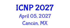 International Conference on Nuclear Physics (ICNP) April 05, 2027 - Cancún, Mexico International Conference on Nuclear Physics (ICNP) April 05, 2027 - Cancún, Mexico