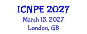 International Conference on Nuclear Power Engineering (ICNPE) March 15, 2027 - London, United Kingdom International Conference on Nuclear Power Engineering (ICNPE) March 15, 2027 - London, United Kingdom