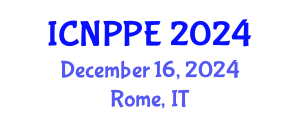 International Conference on Nuclear Power Plants Engineering (ICNPPE) December 16, 2024 - Rome, Italy
