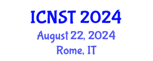 International Conference on Nuclear Science and Technology (ICNST) August 22, 2024 - Rome, Italy