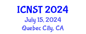 International Conference on Nuclear Science and Technology (ICNST) July 15, 2024 - Quebec City, Canada
