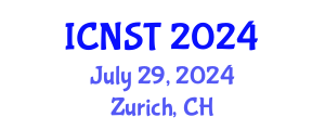 International Conference on Nuclear Science and Technology (ICNST) July 29, 2024 - Zurich, Switzerland
