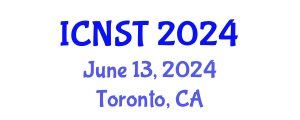 International Conference on Nuclear Science and Technology (ICNST) June 13, 2024 - Toronto, Canada